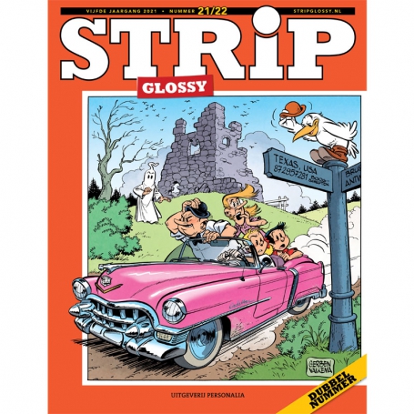 StripGlossy 21/22 (Suske en Wiske thema) Vroem-Vroem-Club cover