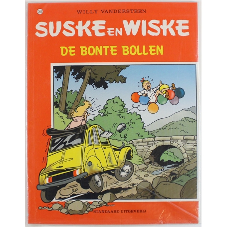 Suske en Wiske 260 - De bonte bollen - met clubblad (1e druk)