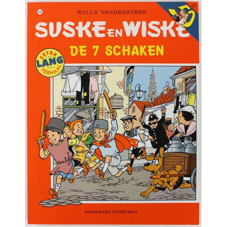 Suske en Wiske 245 - De 7 Schaken (1e druk)