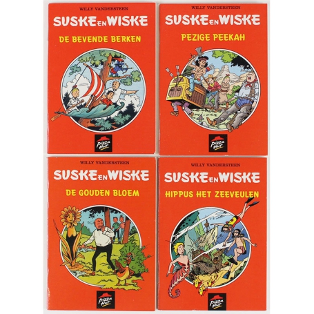 Suske en Wiske - Set 4 mini boekjes Pizza Hut