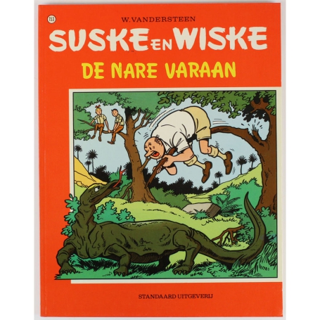 Suske en Wiske 153 - De nare varaan (1e druk)