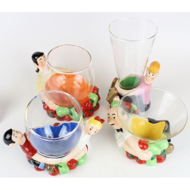 Suske en Wiske - Fruitmasters glazen (4 stuks)
