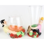 Suske en Wiske - Fruitmasters glazen (4 stuks)