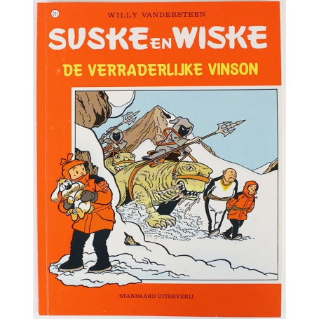 Suske en Wiske 251 - De verraderlijke Vinson (1e druk)