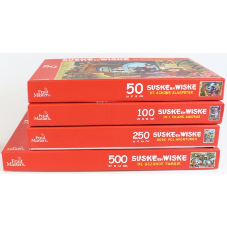 Suske en Wiske Fruitmasters puzzels 4st