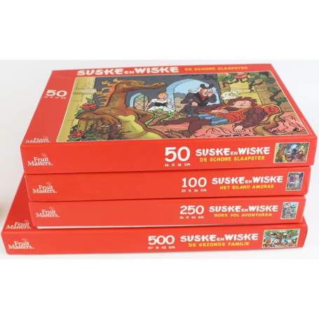 Suske en Wiske Fruitmasters puzzels 4st