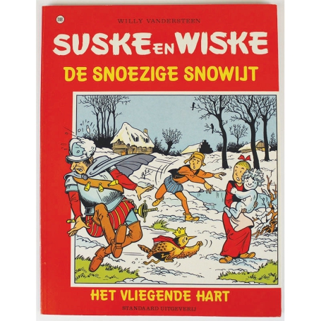 Suske en Wiske 188 - De snoezige Snowijt / Het vliegende hart (1e druk)