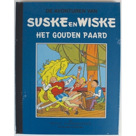 Suske en Wiske - HC Klassiek blauw 8 Het gouden paard (geseald)