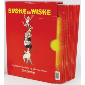 Suske en Wiske - Box met 12 A5-albums BN De Stem