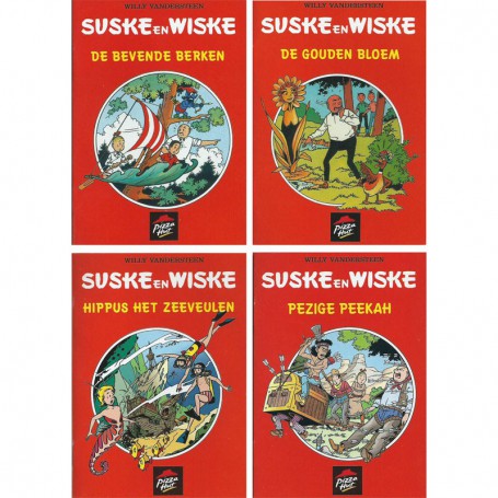 Suske en Wiske - Pizza Hut mini albums set 4st