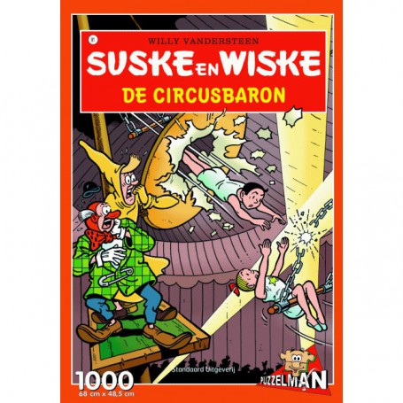 Suske en Wiske puzzel De circusbaron 1000 stukjes
