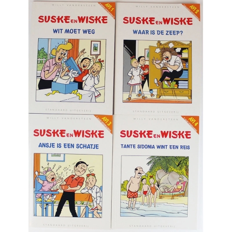 Suske en Wiske - Set 4 AVI leesboekjes (sc)