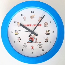Suske en Wiske wandklok 12 figuren (2002)