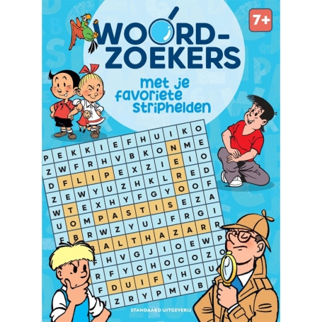 Woordzoekers met je favoriete striphelden 7+