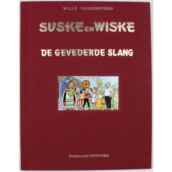 Suske en Wiske 258 luxe linnen - De gevederde slang