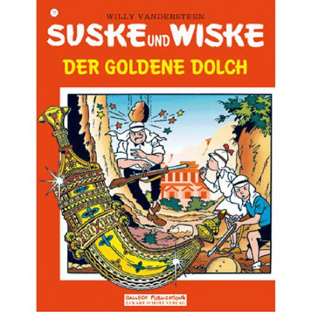Suske en Wiske - Duits nr.11 - Der goldene Dolch