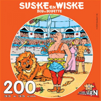 Suske en Wiske puzzel rond Het geheim van de gladiatoren