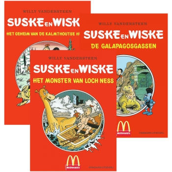Suske en Wiske - Set 3 boekjes McDonalds (2002)