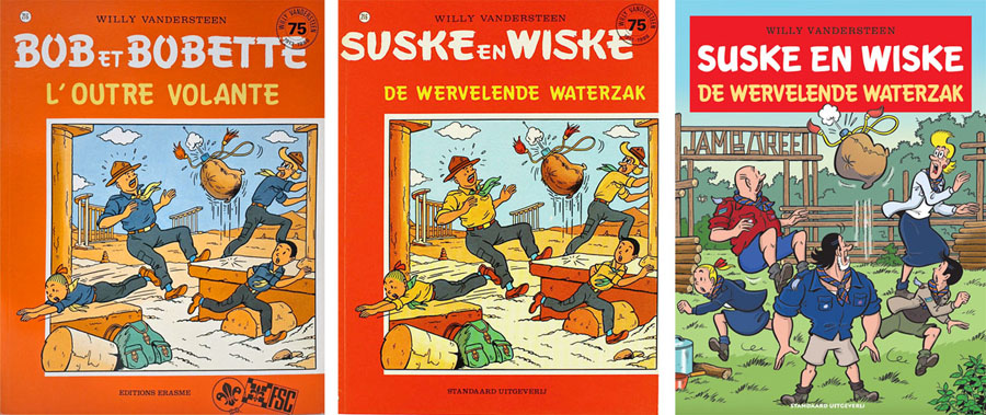 Weetje van de week: Uniformen opnieuw ingekleurd in Franse De wervelende waterzak