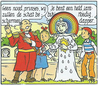 Weetje van de week: De regenboogprinses is getekend door Eduard De Rop