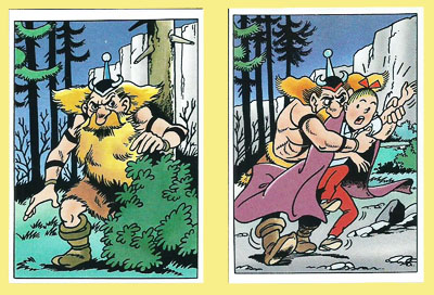 Suske en Wiske 80 jaar - Stickeralbum De hamer van Thor (1995)