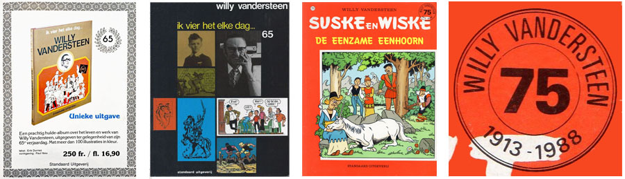 Suske en Wiske 80 jaar - Jubilea Willy Vandersteen 65 en 75