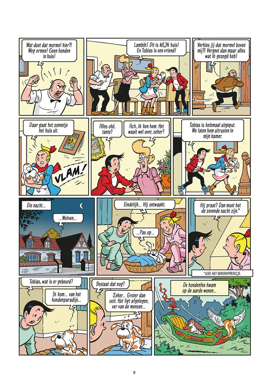 Pagina uit Suske en Wiske 379 Het hondenhart