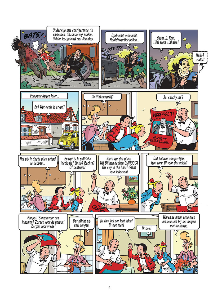 Pagina uit Suske en Wiske 380 De correcte Krimson