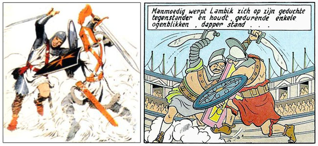 Invloed van Prins Valiant in Suske en Wiske