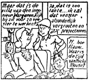 Rikki en Wiske met tante Sidonie