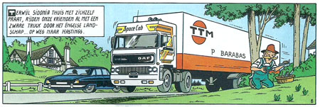 De DAF Space Cab 3300 in Angst op de Amsterdam