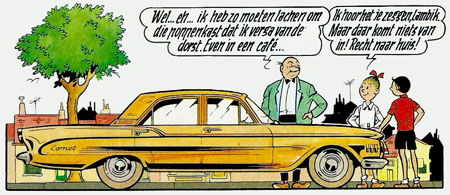 Jarenlang wordt er met Ford gereden in Suske en Wiske verhalen