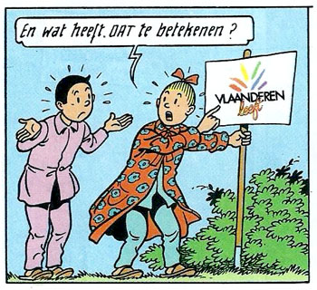 De campagne Vlaanderen leeft! in De Krimson-crisis