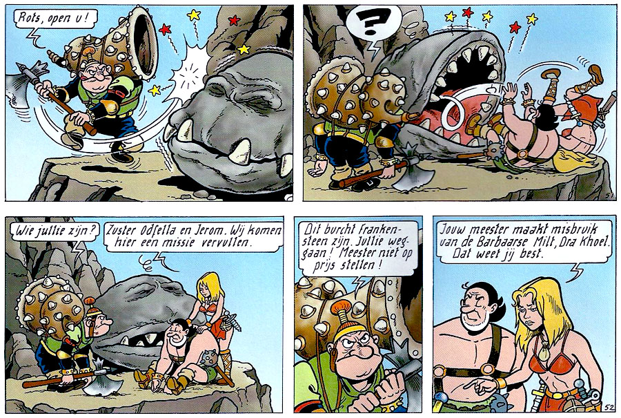 Fragment uit Suske en Wiske 276 In de ban van de Milt