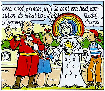 Fragment uit De regenboogprinses, door Eduard De Rop