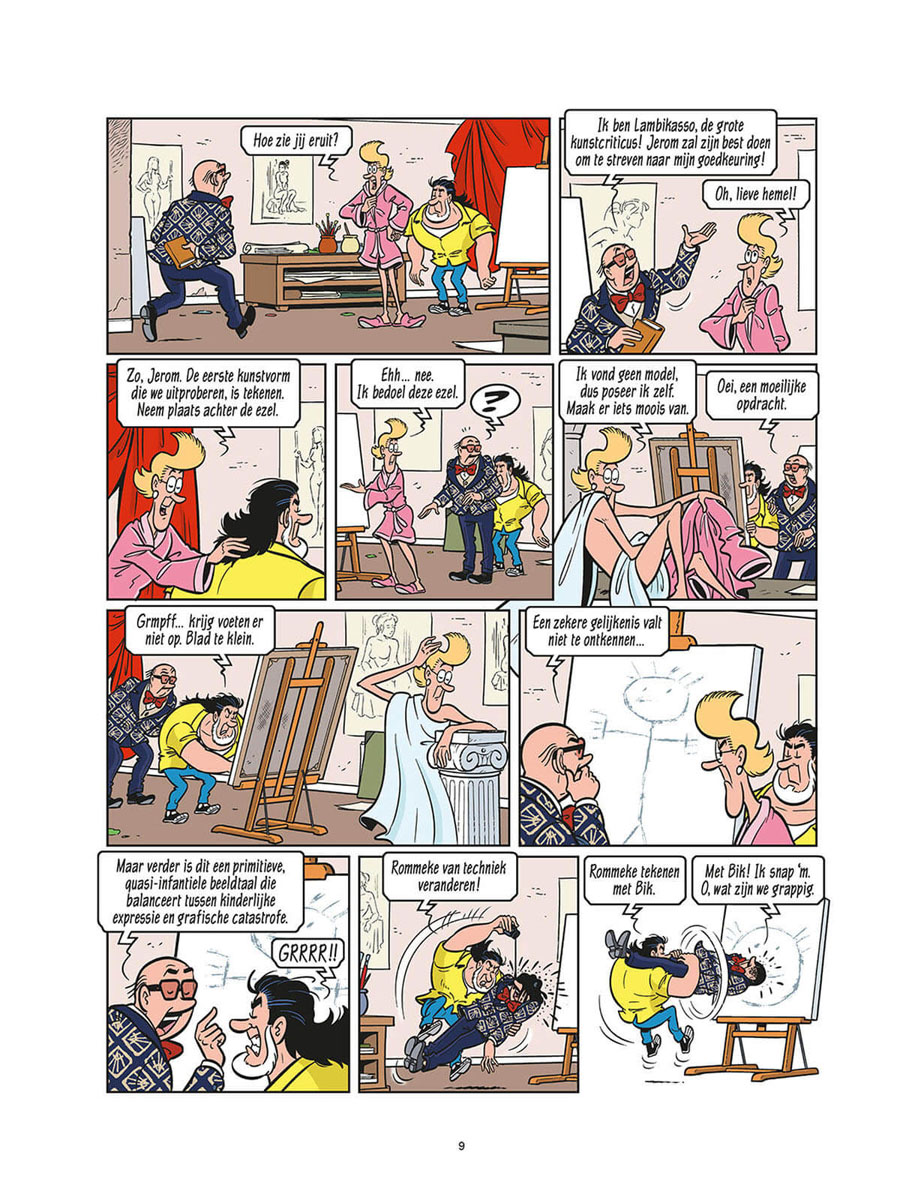 Pagina uit Suske en Wiske 383 De zwijgende lier