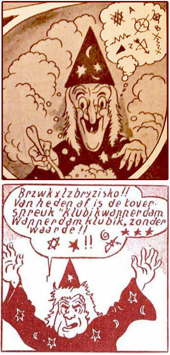 Vergelijking tussen de heks uit Poppy et Maggy en De Zwarte Madam (1947)