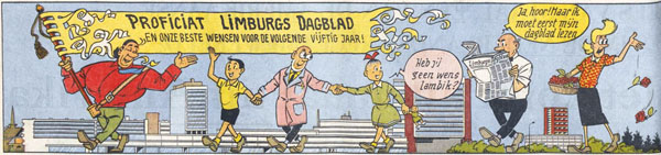 Weetje van de week: felicitatie tekening Limburgs Dagblad
