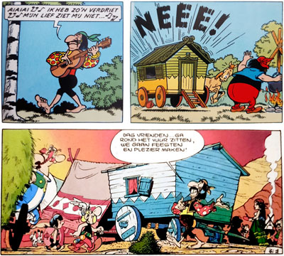 Weetje van de week: De zigeuner uit De snikkende sirene én Asterix