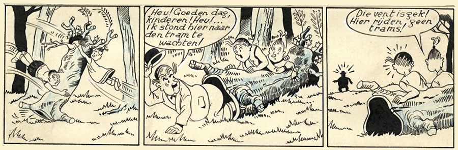 De eerste ontmoeting met Lambik, in De sprietatoom (20-6-1946)
